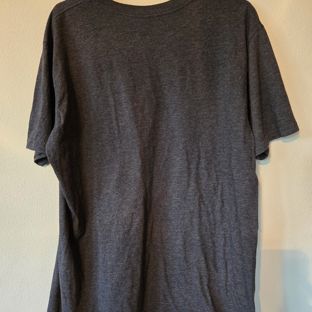 Dark Gray Graphic Short Sleeve Tee - Picture 4 of 4